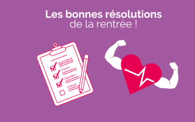 Les bonnes résolutions de rentrée !
